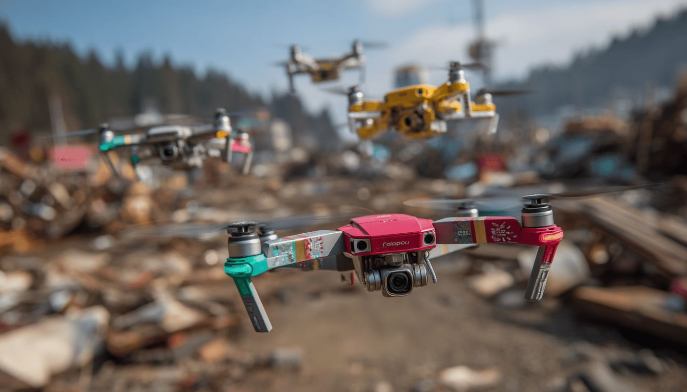 Science/High-Tech - Le rôle des drones dans la gestion des catastrophes naturelles et le sauvetage de vies